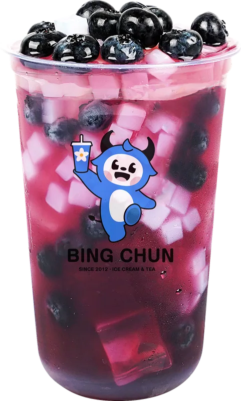 Blueberry Bobo Tea — bubble tea from Bing Chun Sri Lanka