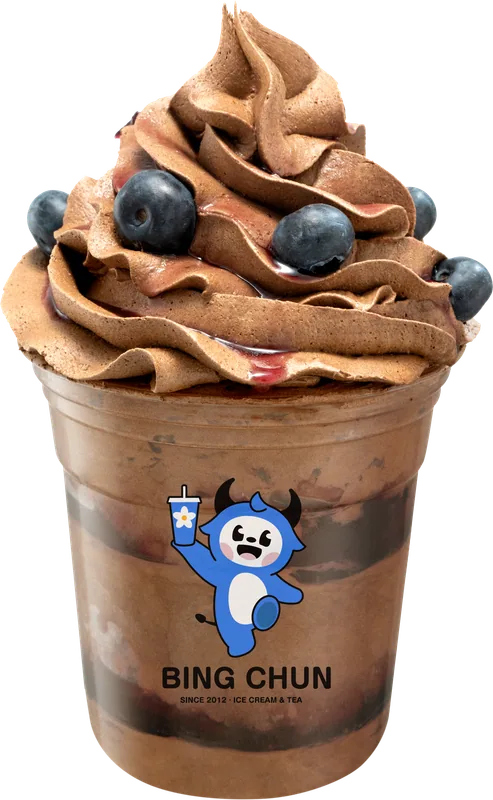 Blueberry Chocolate Sundae — sundae from Bing Chun Sri Lanka