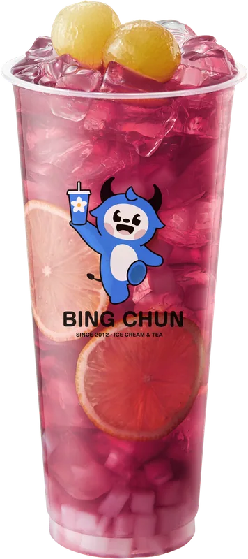Grape Bobo Tea — bubble tea from Bing Chun Sri Lanka