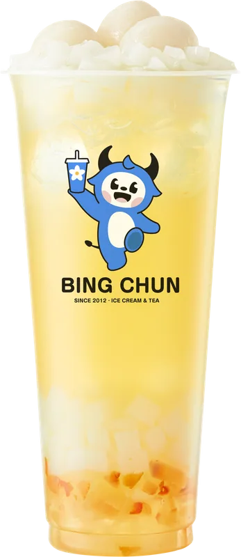 Lychee Jasmine Milk Tea — milk tea from Bing Chun Sri Lanka