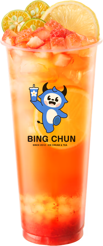 Strawberry Lemon Tea — fruit tea from Bing Chun Sri Lanka