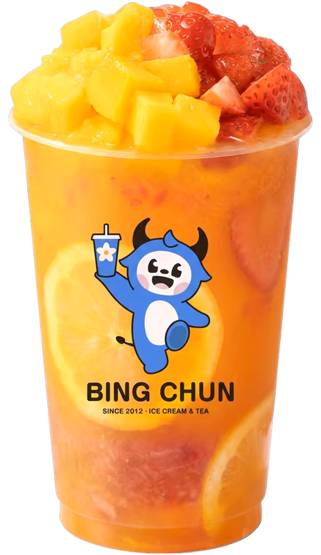 Strawberry Mango Lemon Tea — fruit tea from Bing Chun Sri Lanka